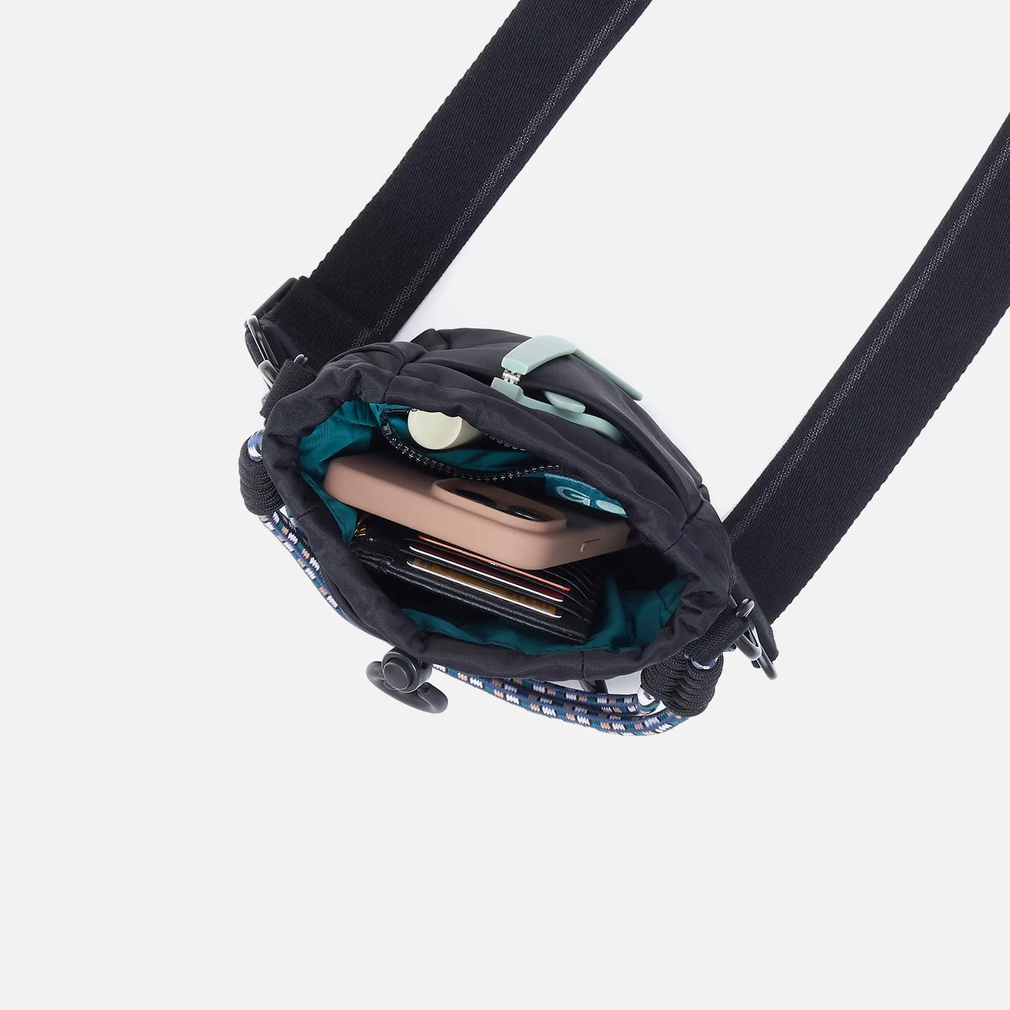 QUICK CINCH CROSSBODY in CaRefiber recycled nylon - Dune - Image 3
