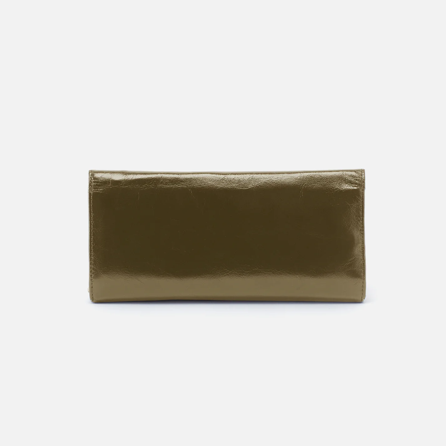 Rachel Continental Wallet In Polished Leather - Olive Veil - Image 3