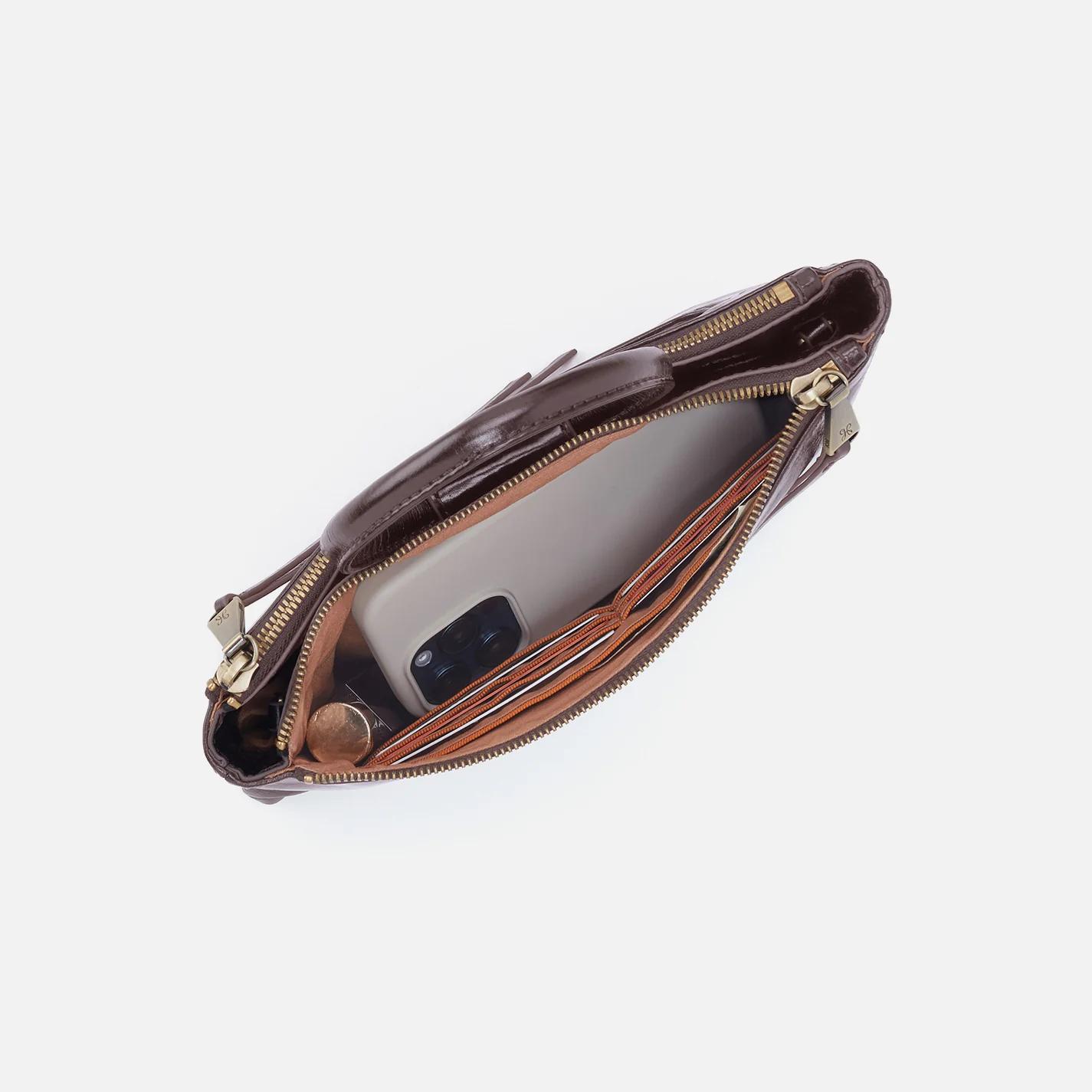 Sable Crossbody in Polished Leather - Hearthstone - Image 4