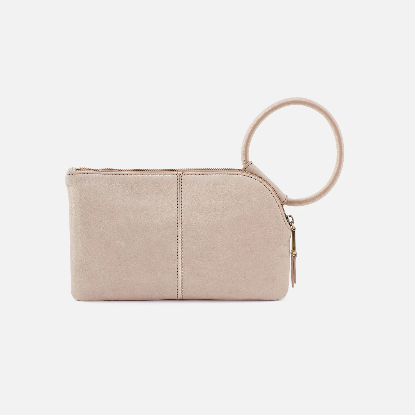 Sable Wristlet in Gloss Leather - Stone Gloss - Image 5