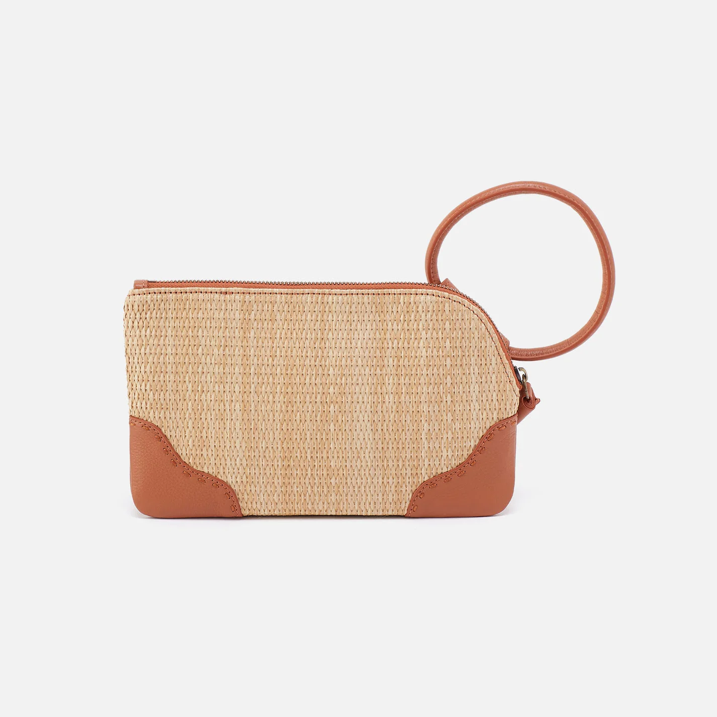 Sable Wristlet In Woven Straw - Natural Straw - Image 5