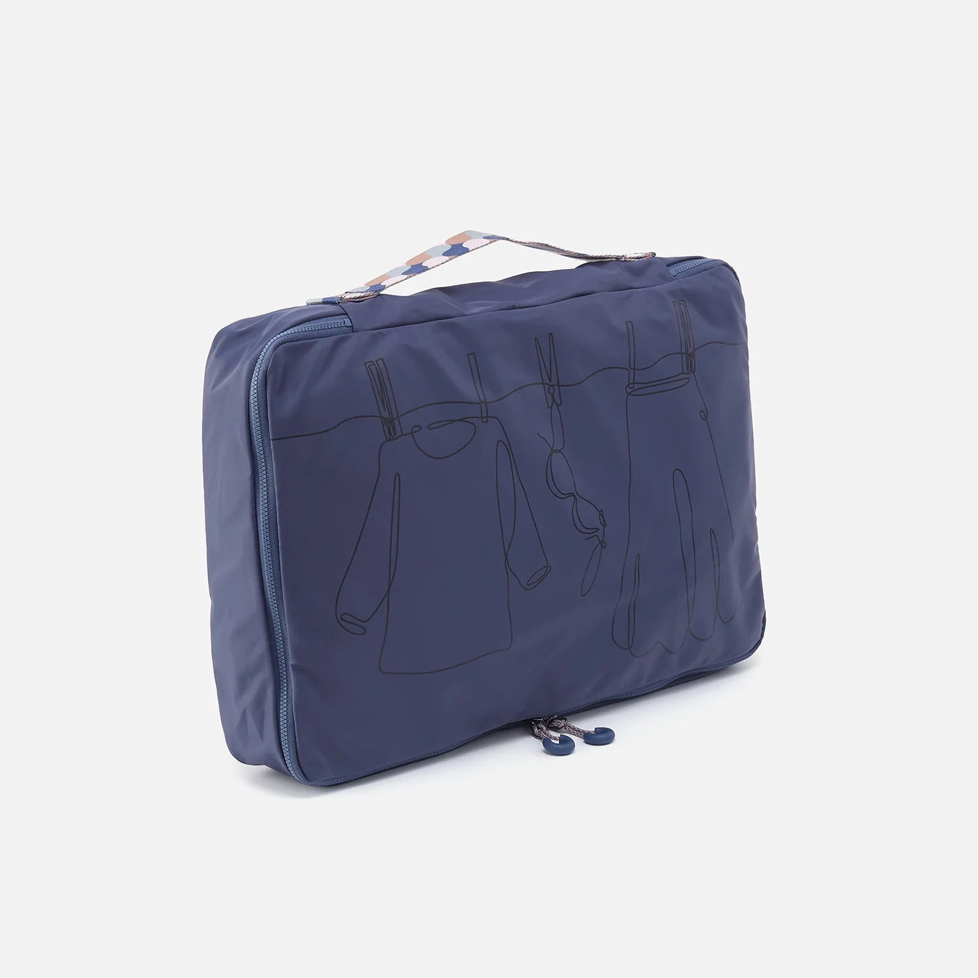 SET TO GO Packing Cube Large in CaRefiber recycled nylon - Ocean - Image 2