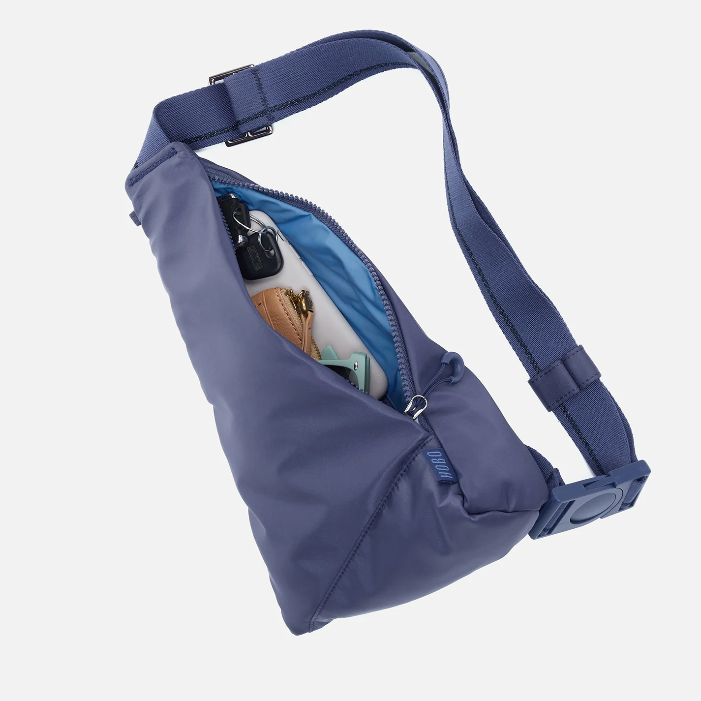 SURE THING Sling in CaRefiber recycled nylon - Ocean - Image 2