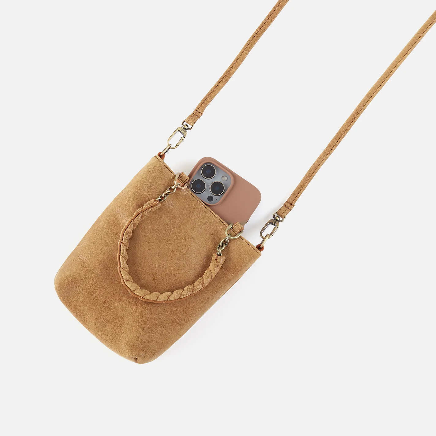 Tennessee Mini Bag In Buffed Leather - Whiskey - Image 4