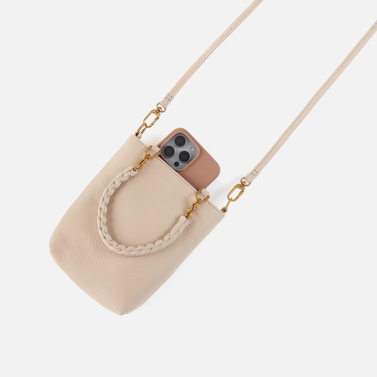 Tennessee Mini Bag In Pebbled Leather - Stonewash - Image 4