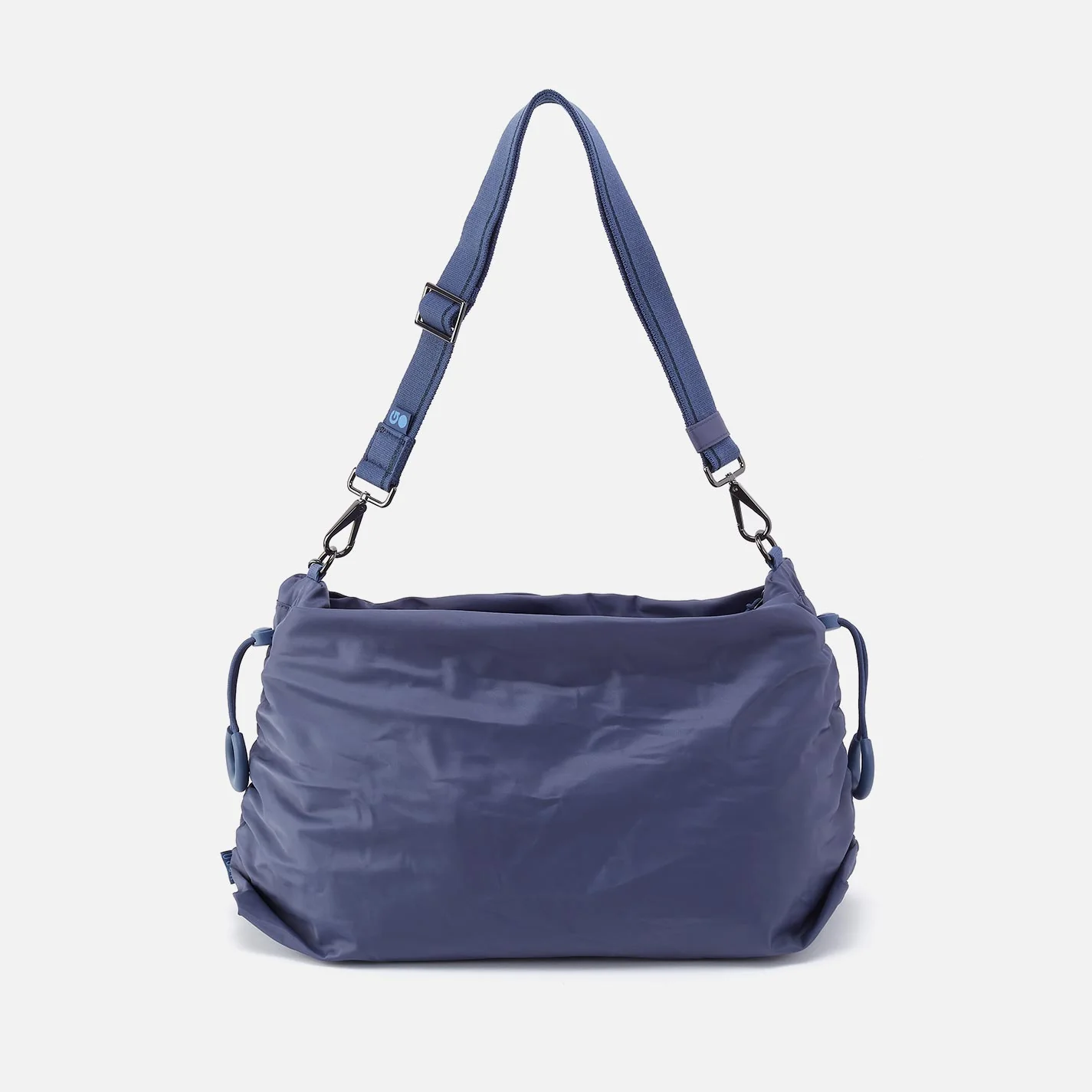 THE BIG DRAW Crossbody in CaRefiber recycled nylon - Ocean - Image 3