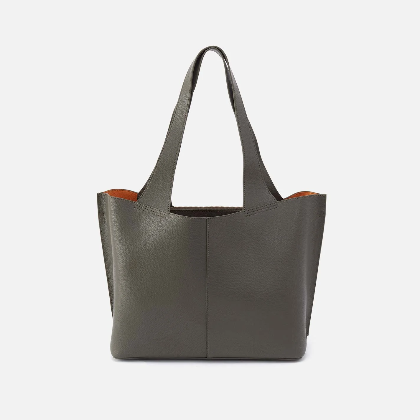 Vida Tote in Micro Pebbled Leather - Desert Palm - Image 5
