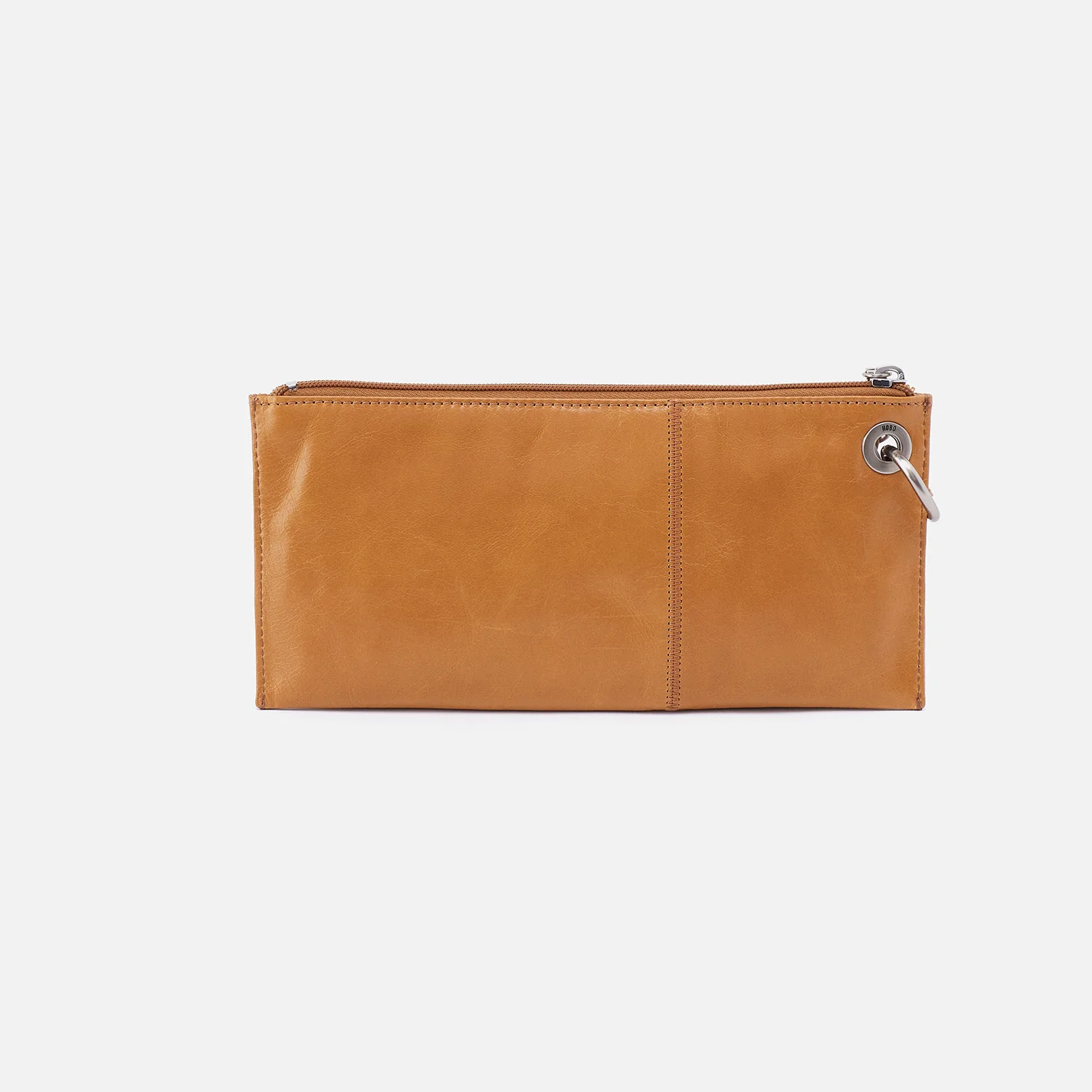 Vida Wristlet In Polished Leather - Natural - Image 5