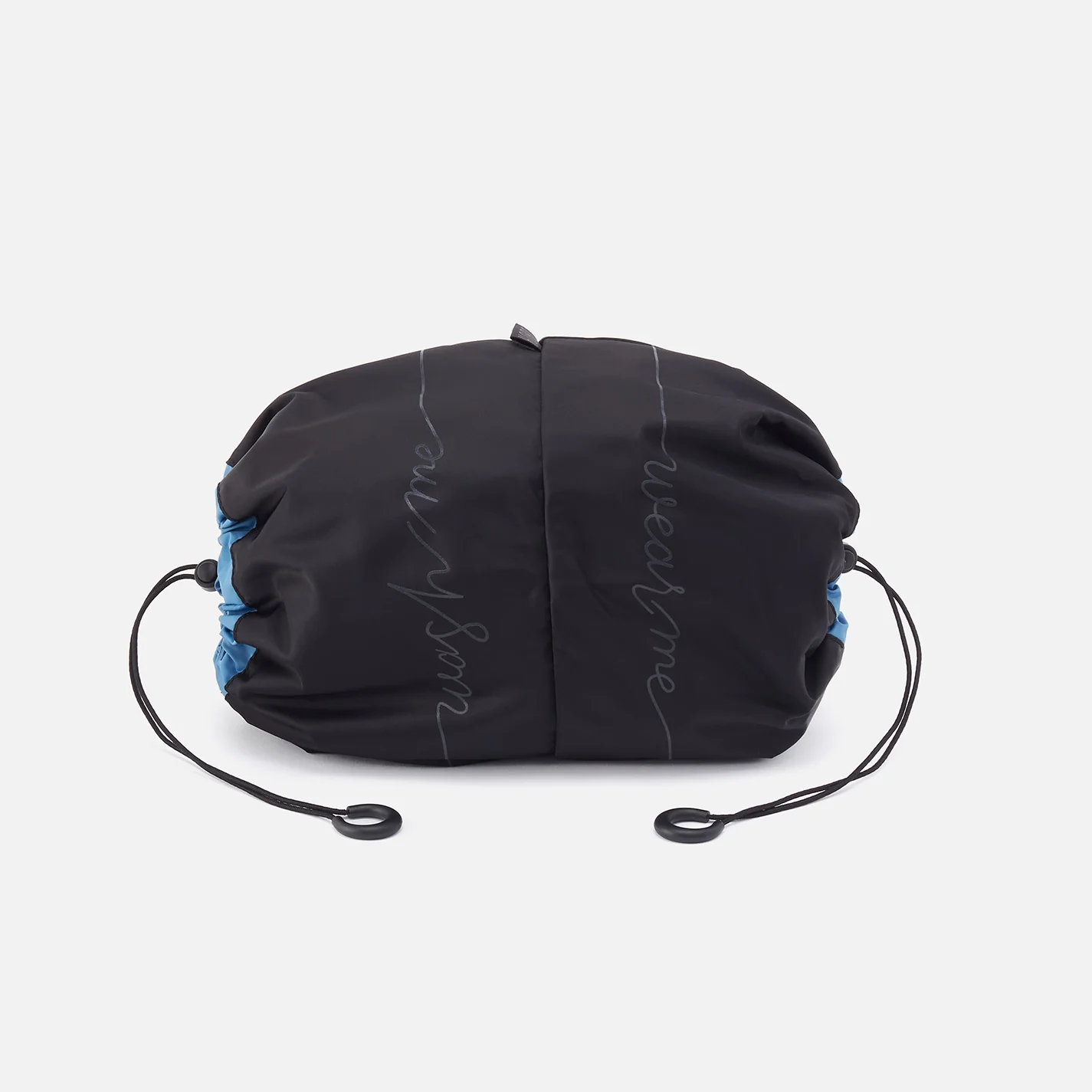 WEAR ME > WASH ME Pack Sack in CaRefiber recycled nylon - Jet - Image 2