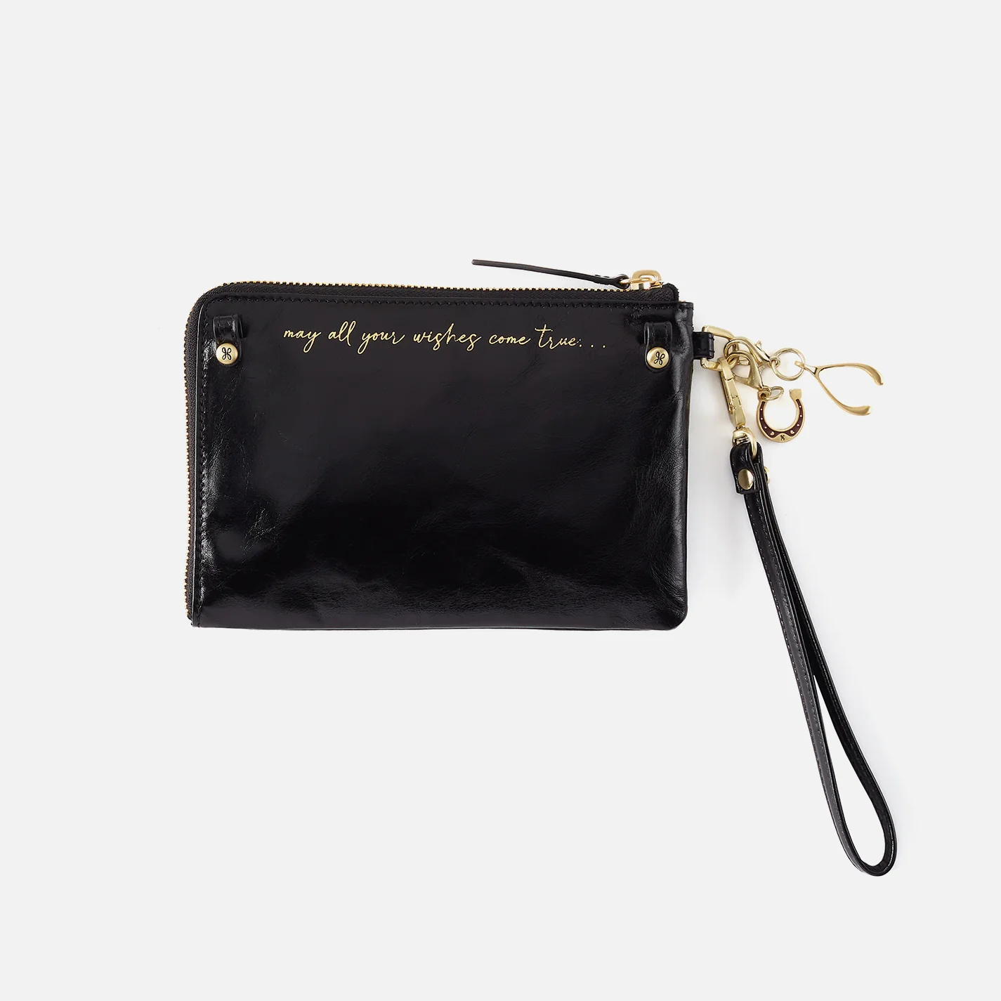 Wishes Gift Box in Polished Leather - Black - Image 4